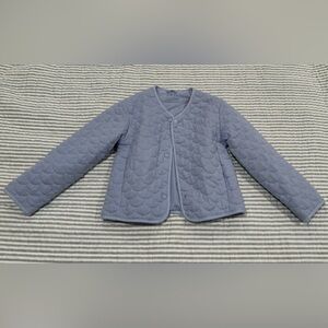 Kids Zara lightweight jacket. Periwinkle and made of cotton.